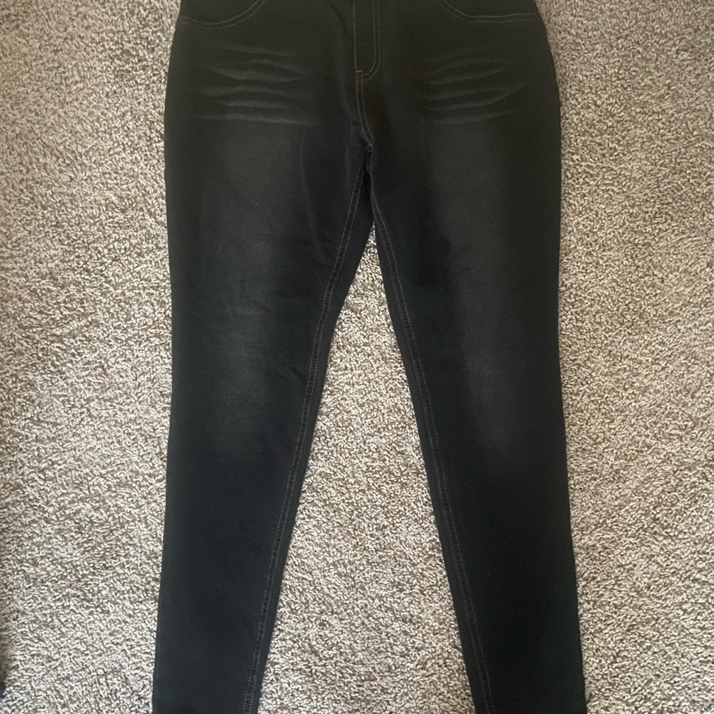 Women's Large Black Jeggings